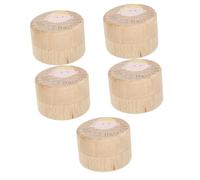 VICASKY 5pcs First Haircut Keepsake Box Wooden Storage Container for Childhood Memories Adorable Hair Holder for Boys Nursery Decor Capacity for