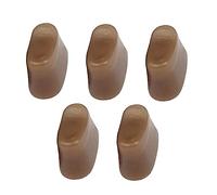 VICASKY 5pcs Flute Mute Rubber Bricks Sound Absorption Pads for Flute Body and Tailpiece Music Instrument Accessories Button Mats for Quiet Practice