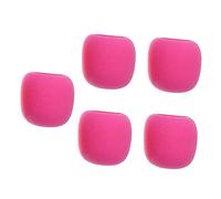 VICASKY 5pcs Furry Windscreen Covers for Mic Ktv Singing Cover Microphone Protective Pink