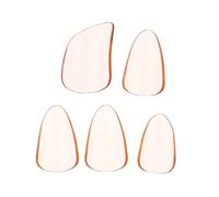 VICASKY 5pcs Guzheng Practice Fake Nails Finger Picks for Guzheng Stringed Instruments Finger Protection PC Material Not Easy to Deform and Crack Suitable as Birthday