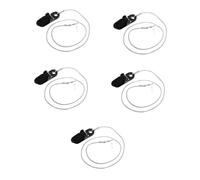 VICASKY 5pcs Hearing Aids Holder Straps Key Strap Lanyard Clips Comfortable and Safe for Seniors