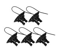 VICASKY 5pcs Inflatable Kayak Air Valve Caps with Rope Boat Double Seal Air Valve Replacement Plugs for Kayak Canoe Paddle Board Accessories for Water Sports