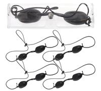 VICASKY 5pcs Laser Safety Eye Patch Black for UV LED Infrared Light Protection Eye Cover Shade Protector for Skin Care Photorejuvenation Therapy