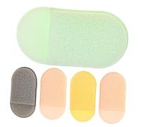 VICASKY 5pcs Makeup and Exfoliating Facial Sponges Portable Finger Tip Face Cleansing Pads for Daily Skincare and Makeup Removal