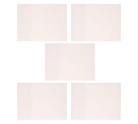 VICASKY 5pcs Memo Notes Waterproof Pet Self Stick Notes for Office