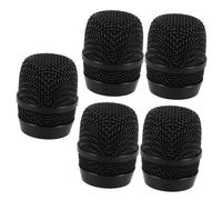 VICASKY 5pcs Microphone Grill Head Mic Mesh Grill Replacement Compatible for Bayer Metal Grille for Microphone Cover Use Wireless Mic Supplies