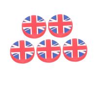 VICASKY 5Pcs National Flag Tennis Vibration Dampeners Shock Absorbers for Racket Lightweight Design for Enhanced Performance and Easy Installation