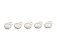 VICASKY 5pcs Pacifier Case Pacifier Holder Travel Storage Box Keepsake Container for Newborn Bibs