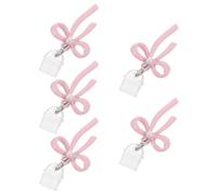 VICASKY 5pcs Pink USB C Dust Plug for Tablet and Mobile Phone, Easy Removal and Simple Installation, Pvc and Alloy Material, Dustproof Charging Port Cover for Everyday Use