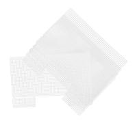 VICASKY 5pcs Plastic Mesh Canvas Sheets for Embroidery DIY Crochet Projects Beginner-Friendly Woven Wire Mesh Pads for Bag Making Multi-Purpose Material for Flower Pot Bottom and Crafting