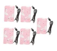 VICASKY 5pcs Portable Milk Warmer for Travel Bottle Warmer Portable Travel Breastmilk Bottle Insulated Bag Newborn