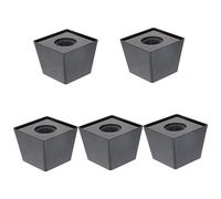 VICASKY 5pcs Portable Trapezoid Microphone Logo Flag Compact Interview Mic Station Logo for Outdoor Use Easy to Install Design for Broadcast and Interviews