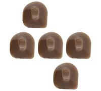 VICASKY 5pcs Professional Flute Mute Pads Flute Button Bricks Wind Instrument Accessories for Tail Repair and Sound Dampening