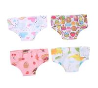 VICASKY 5pcs Reusable Doll Diapers Set Elastic Fit Underwear for Dolls Comfortable Summer Clothing Accessories for Role Playing Games