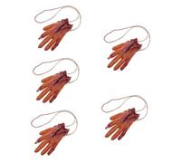 VICASKY 5pcs Scary Halloween Human Body Part Pendant for Haunted House Pranks Creepy Fake Broken Hand Decoration for Parties and Decor