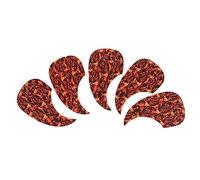 VICASKY 5pcs Self-adhesive Guitar Pickguard for Folk Acoustic Guitar Waterdrop Shape Thick Scratch Plate