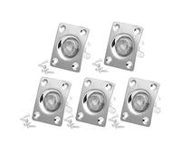 VICASKY 5pcs Socket Cover for Guitar Jack Plate Input Jack Plate for Electric Guitar Easy Install Replacement Parts