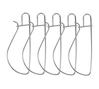 VICASKY 5pcs Stainless Steel Fish Clips Portable Lock Device for Outdoor Fishing for Keeping Fish Alive Design Durable Fishing Accessory