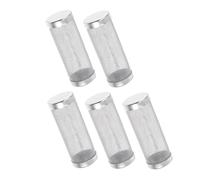VICASKY 5pcs Stainless Steel Fish Tank Intake Cover Mesh Aquarium Filter Strainer Screen with Diameter for Fry Small Fish and Shrimp Protection Efficient Debris Filtration and Easy
