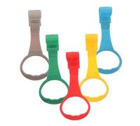 VICASKY 5pcs Walking Practice Rings for Cribs and Playpens Bright Colored Pull-up Handles Install Sensory Development for Motor Skills and Strength Training