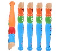 VICASKY 5pcs Wooden Clarinet Beginner Practice Wind Instrument for Musical Learning Educational for Classroom Music Teaching