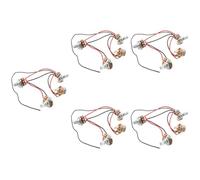 VICASKY 5sets Electric Guitar Wiring Kit Components Compact Design Solderless Connection for for Electric Guitar Parts