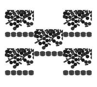 VICASKY 5sets Guitar Fretboard Stickers Acrylic Inlay Dots Round Fretboard Dots for Ukulele 100pcs*5