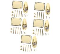 VICASKY 5sets Guitar Input Plate Replacement Screws for Electric Guitar Fashion Style Socket Plate Fittings Electronic Outlet Socket