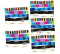 VICASKY 5sets Kalimba Introductory Stickers 17-key Keyboard Decals for Thumb Piano Learning 5pcs*5