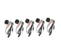 VICASKY 5sets Mini Microphone for Phone Singing Recording Portable Mic Designed for Podcasting Interviewing