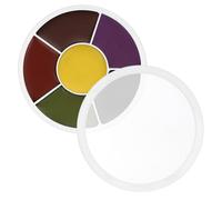 VICASKY 6-color Halloween Wound Effect Face Paint Pigment Set Red Yellow Green Blue Purple Light Purple for Special Effects Makeup and Body Art Random Color