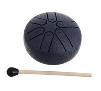 VICASKY 6 Notes Steel Tongue Drum Mini Percussion Instrument with Mallets for Meditation Yoga Portable Design Easy to Learn Metal Tongue Drum for Beginners and Professional Musicians