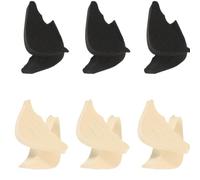 VICASKY 6 Pairs Reusable Eva Shoe Toe Inserts for Pumps and Sneakers, Comfortable Adjustable Toe Filler Pads for Shoes Too Big, Can be Cut to Shape for Front Foot Support and Relief