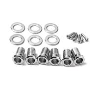 VICASKY 6 Pcs Electric Guitar Tuning Pegs Set Easy Installation and Secure String Fixing Includes 3 Left and 3 Right Hand Machine Heads with Threaded Bushings for Electric Guitars