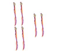 VICASKY 6 Pcs Halloween Wig Hair Clips Colorful Bobby Pins for Cute Cartoon Pumpkin Ghost Design Hairpins for Party and Daily Wear