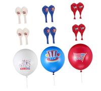 VICASKY 60 pcs Fourth of July Latex Balloons Red White Blue Party Decoration Supplies for Independence Day Celebration Easy to Use Photo Prop and Festive Atmosphere Enhancer