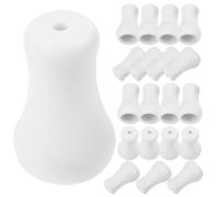 VICASKY 60 Pcs Plastic Blind Cord Pull Knobs Replacement | White Smooth Finish, Diy-friendly Repair Component, Fits Most Coverings, Suitable for Living Rooms and Rental Maintenance