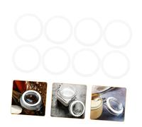 VICASKY 60 pcs Silicone Sealing Rings for Jars Leak Gaskets for Wide Mouth Mason Jars Food Safe Stretchy Replacement Seals for Household Storage Preserve Freshness and Prevent Spills