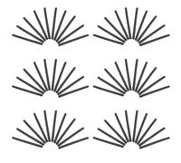 VICASKY 60pcs Black Smokeless Moxa Rolls Handmade Paper Herbal Heating Sticks for Portable Moxibustion Travel Use Relief of Fatigue Suitable for Seniors