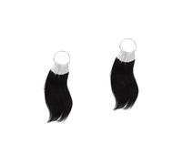 VICASKY 60pcs Hair DIY Dyeing Practice Rings Samples Testing Hair Samples Blonde Straight Salon Supplies for Home Barber Shop Use