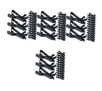 VICASKY 60pcs Microphone Clamp Set Iron Clip Holders for Studio Use Microphone Holders for Lapel Lavalier Mics Easy Installation Non- Design