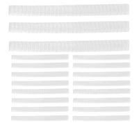 VICASKY 60pcs White Eva Protective Net for Makeup Brush Covers, Flexible Brush Protectors with Creative Design, Convenient to Carry and Protects Bristles, for Travel and On-the-go