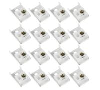 VICASKY 60pcs Window Shade Top Bracket Ceiling Mount Roller Blind Installation Kit with Metal Venetian Blind Fitting Valance Clips for Home Curtain Hardware