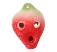 VICASKY 6hole Professional Strawberry Ocarina Beginner Instrument Portable Creative for Boys and Girls