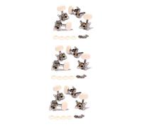 VICASKY 6pairs Tuning Pegs Machine Heads Tuner for Ukulele Replacement Hardware for Classical Guitar Ukulele Strings Tuner for Acoustic Guitar Accessories