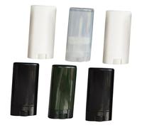 VICASKY 6pcs 15g Oval Flat Empty Lipstick Tubes with Caps Refillable Lip Balm Containers DIY Lip Gloss Holders for Personal Care and Cosmetic Storage Random Color