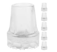 VICASKY 6pcs 22mm Cane Tips Replacement Rubber Foot for Crutches, Anti-Skid Walking Stick Rubber Tips with Thickened Sturdy Design for Outdoor Travel and Senior Stability