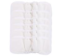VICASKY 6pcs Bamboo Cotton Diapers Reusable Washable Inserts for Diaper Liner Supplies