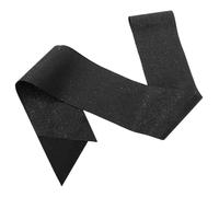 VICASKY 6pcs Black Glitter Blank Sashes DIY Cloth Party Etiquette Belt Soft Wedding Celebration Decoration Accessories