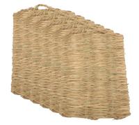 VICASKY 6pcs Chicken Nesting Box Mats Woven Grass Mats for Chicken Coop Lining Natural Hand-made Rabbit Rest Cushion